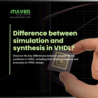 Difference between simulation and synthesis in VHDL